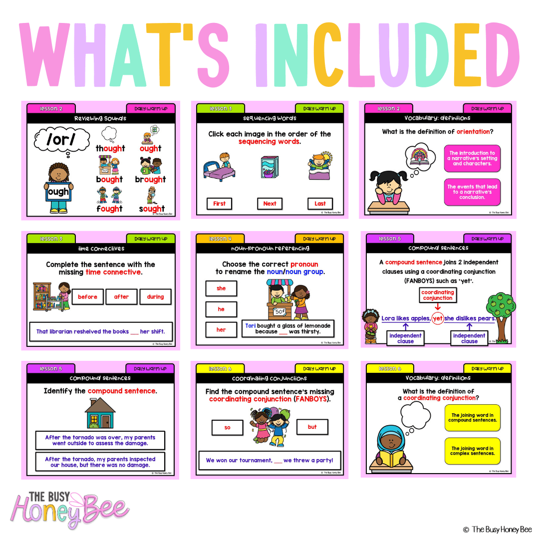 Stage 1 Year A Australian | NSW English Daily Review | Warm-Up Unit 17 - Warm Up | Revision