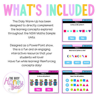 Stage 1 Year A Australian | NSW Math Daily Review | Warm-Up Unit 12 - Warm Up | Revision