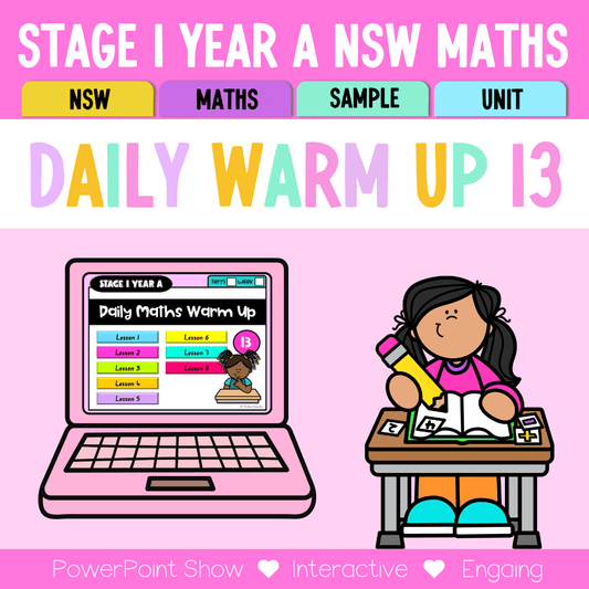 Stage 1 Year A Australian | NSW Math Daily Review | Warm-Up Unit 13 - Warm Up | Revision