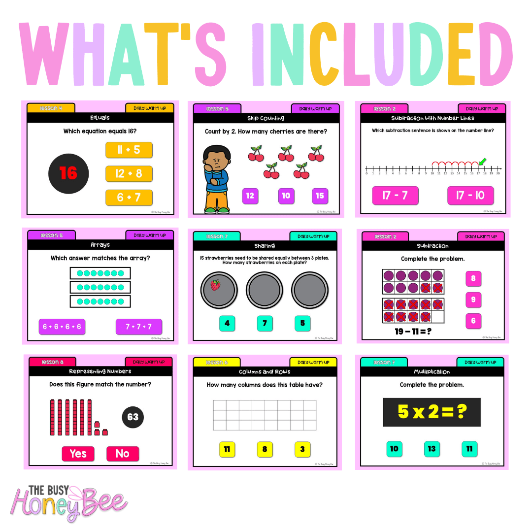 Stage 1 Year A Australian | NSW Math Daily Review | Warm-Up Unit 16 - Warm Up | Revision