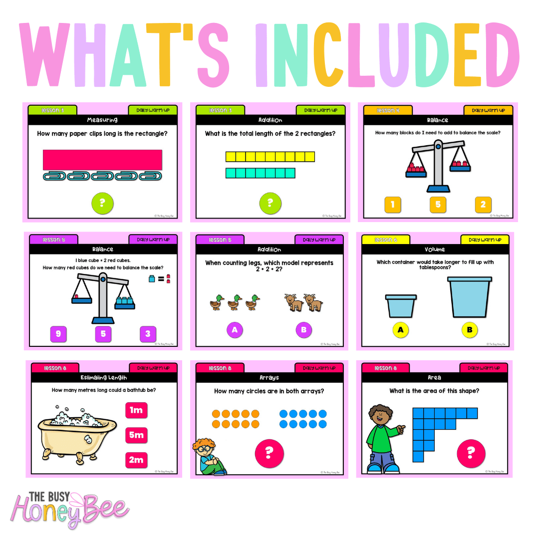 Stage 1 Year A Australian | NSW Math Daily Review | Warm-Up Unit 17 - Warm Up | Revision