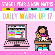 Stage 1 Year A Australian | NSW Math Daily Review | Warm-Up Unit 17 - Warm Up | Revision