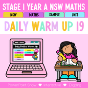 Stage 1 Year A Australian | NSW Math Daily Review | Warm-Up Unit 19 - Warm Up | Revision