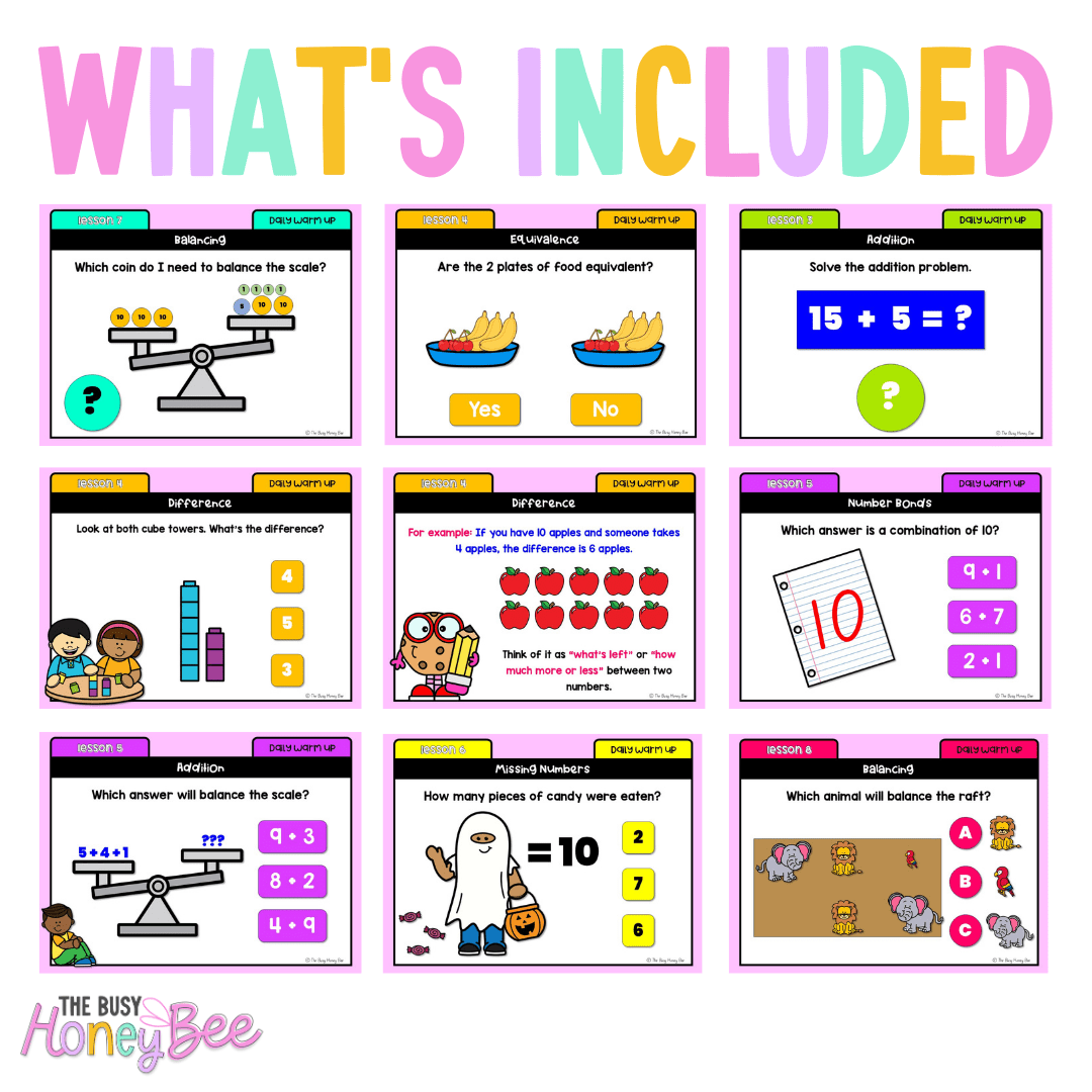 Stage 1 Year A Australian | NSW Math Daily Review | Warm-Up Unit 6 -