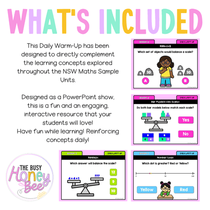 Stage 1 Year A Australian | NSW Math Daily Review | Warm-Up Unit 6 -