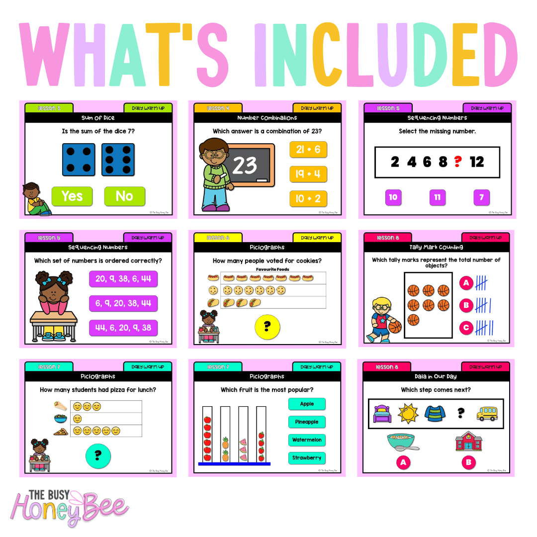Stage 1 Year A Australian | NSW Math Daily Review | Warm-Up Unit 7 -