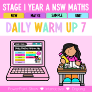 Stage 1 Year A Australian | NSW Math Daily Review | Warm-Up Unit 7 -