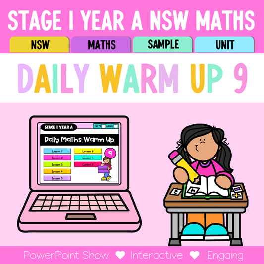 Stage 1 Year A Australian | NSW Math Daily Review | Warm-Up Unit 9 -