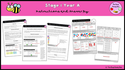 Stage 1 Year A Differentiated Maths Assessment Unit 1 - Assessment