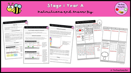Stage 1 Year A Differentiated Maths Assessment Unit 10 - Assessment