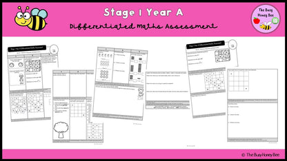 Stage 1 Year A Differentiated Maths Assessment Unit 10 - Assessment