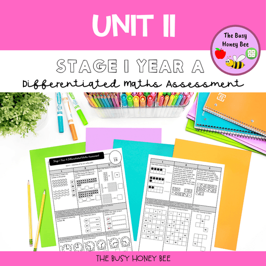 Stage 1 Year A Differentiated Maths Assessment Unit 11 - Assessment