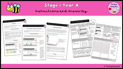 Stage 1 Year A Differentiated Maths Assessment Unit 11 - Assessment