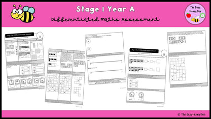 Stage 1 Year A Differentiated Maths Assessment Unit 11 - Assessment