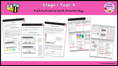Stage 1 Year A Differentiated Maths Assessment Unit 14 - Assessment