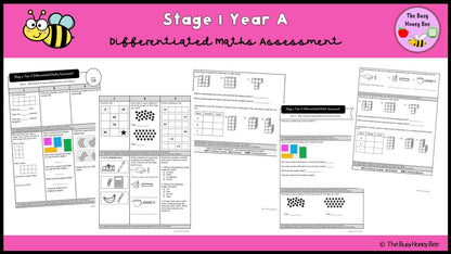Stage 1 Year A Differentiated Maths Assessment Unit 14 - Assessment