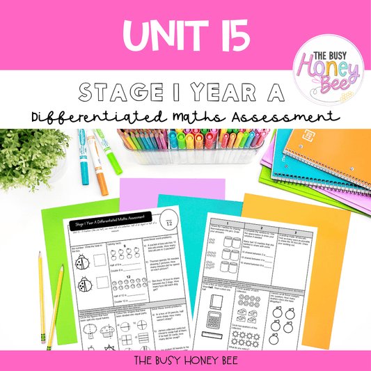 Stage 1 Year A Differentiated Maths Assessment Unit 15 - Assessment
