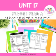 Stage 1 Year A Differentiated Maths Assessment Unit 17 - Microsoft Word Document