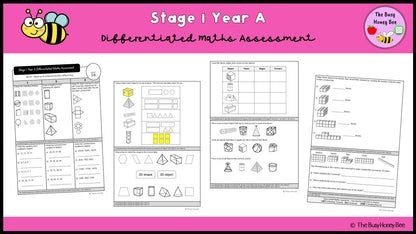 Stage 1 Year A Differentiated Maths Assessment Unit 19 - Microsoft Word Document