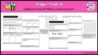 Stage 1 Year A Differentiated Maths Assessment Unit 2 - Assessment