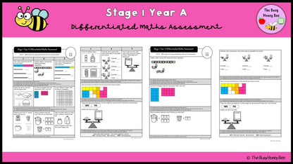 Stage 1 Year A Differentiated Maths Assessment Unit 3 - Assessment