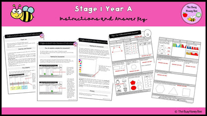 Stage 1 Year A Differentiated Maths Assessment Unit 5 - Assessment