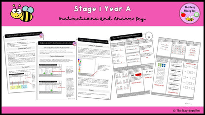 Stage 1 Year A Differentiated Maths Assessment Unit 9 - Assessment