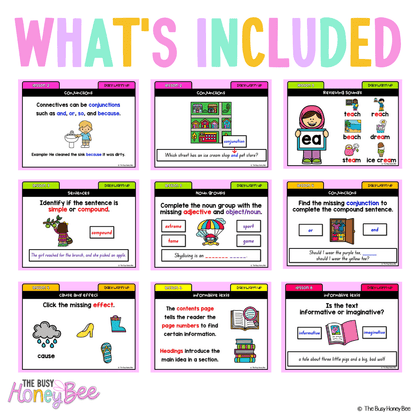 Stage 1 Year A English Daily Warm Up Term 1 Mega Bundle -