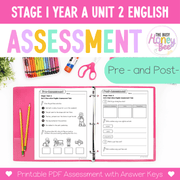 Stage 1 Year A English Pre- and Post-Assessment Unit 2 - Assessment