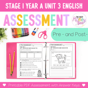 Stage 1 Year A English Pre- and Post-Assessment Unit 3 - Assessment