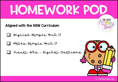 Stage 1 Year A Homework/Learning Pod 17 - Homework | Casual Teaching