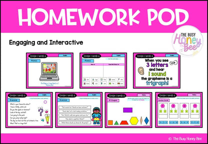Stage 1 Year A Homework/Learning Pod 5 - Homework | Casual Teaching