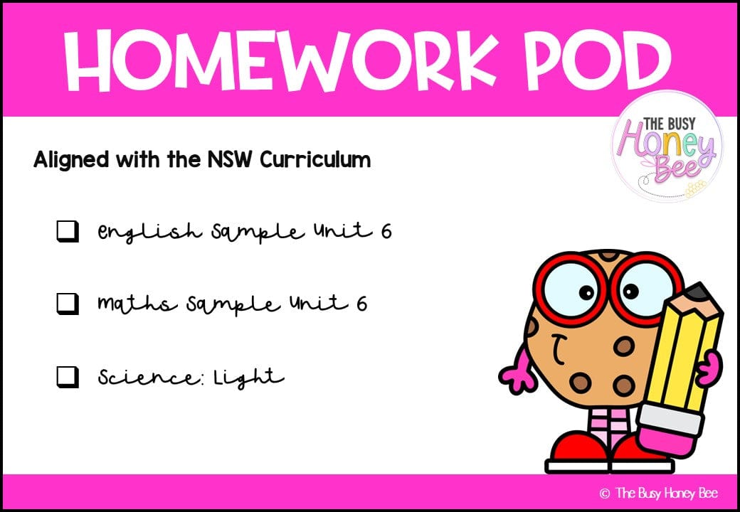 Stage 1 Year A Homework/Learning Pod 6 - PowerPoint