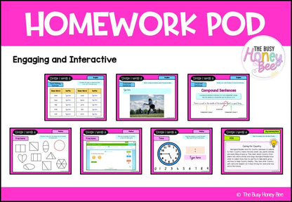 Stage 1 Year A Homework/Learning Pod 8 - Homework | Casual Teaching
