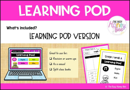 Stage 1 Year A Homework/Learning Pods Term 4 Mega Bundle - Homework | Casual Teaching