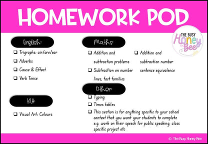 Stage 1 Year A Homework/Learning Pods Term 4 Mega Bundle - Homework | Casual Teaching