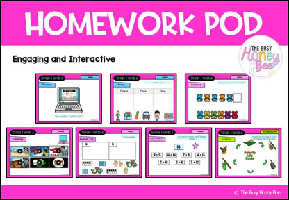 Stage 1 Year A Homework/Learning Pods Ultimate Mega Bundle - Homework | Casual Teaching