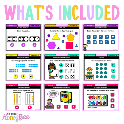 Stage 1 Year A Maths Daily Warm Up Term 1 Mega Bundle -