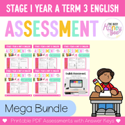 Stage 1 Year A NSW English Assessment Term 3 Mega Bundle - Assessment