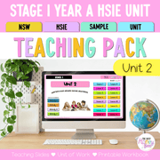 Stage 1 Year A NSW HSIE 2026 Sample Unit 2 Teaching Pack - Teaching Bundle