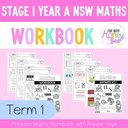 Stage 1 Year A NSW Maths Workbook Term 1 -