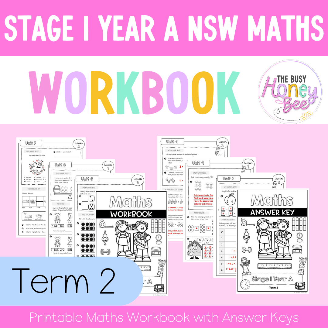 Stage 1 Year A NSW Maths Workbook Term 2 -