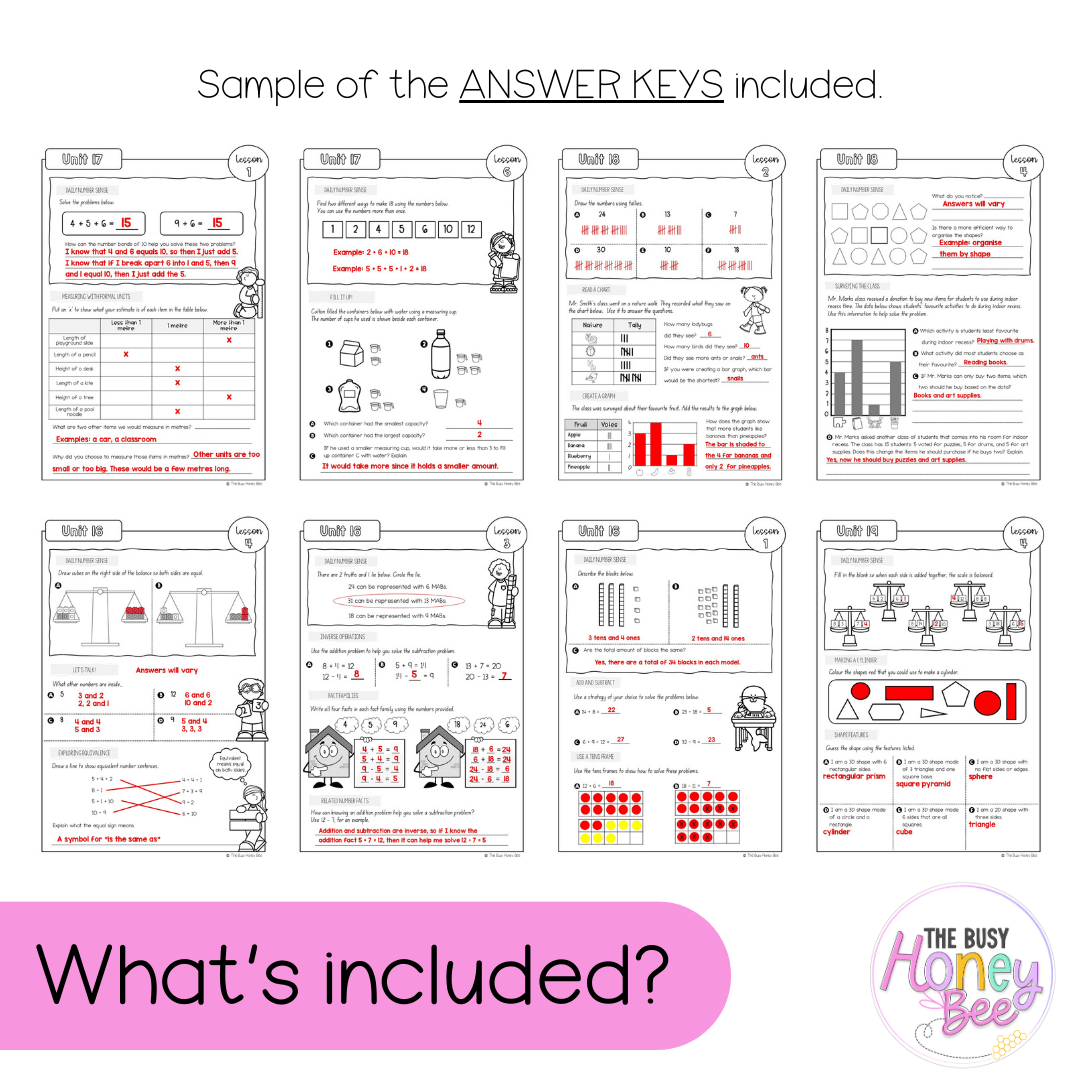 Stage 1 Year A NSW Maths Workbook Term 4 - Workbook | Worksheets