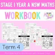 Stage 1 Year A NSW Maths Workbook Term 4 - Workbook | Worksheets