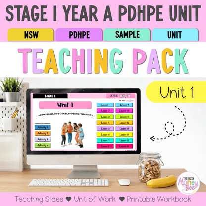Stage 1 Year A NSW PDHPE Sample Unit 1 Teaching Pack - Teaching Bundle