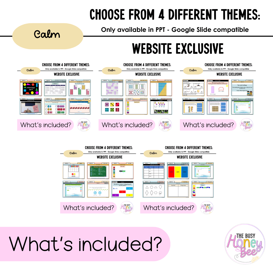 Stage 1 Year A Term 1 Maths Teaching Slides Mega Bundle 2022 - Teaching Slides