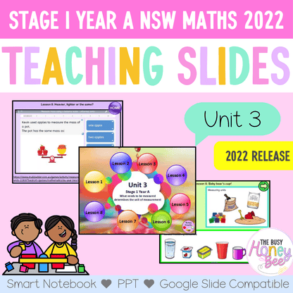 Stage 1 Year A Term 1 Maths Teaching Slides Mega Bundle 2022 - Teaching Slides