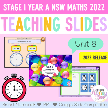 Stage 1 Year A Term 2 Maths Teaching Slides Mega Bundle 2022 - Teaching Slides