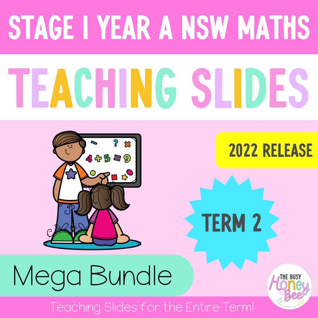 Stage 1 Year A Term 2 Maths Teaching Slides Mega Bundle 2022 - Teaching Slides