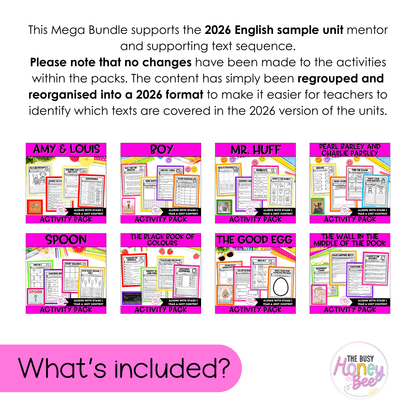 Stage 1 Year A Term 2 NSW English Activity Packs Mega Bundle 2026 - Activity Pack